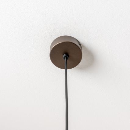 BRILAGI - Pendelleuchte an Kabel VULCANO 3xG9/8W/230V bronze/rauchbeige