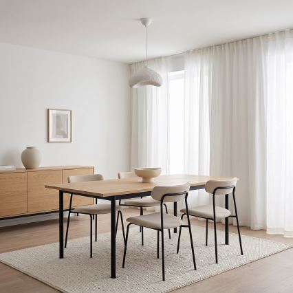 Brilagi - Pendelleuchte an Kabel WABI SABI 1xE27/40W/230V Ø 30 cm weiß