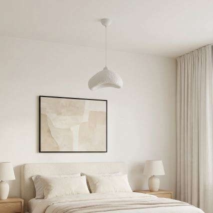 Brilagi - Pendelleuchte an Kabel WABI SABI 1xE27/40W/230V Ø 30 cm weiß