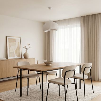 Brilagi - Pendelleuchte an Kabel WABI SABI 1xE27/40W/230V Ø 42 cm weiß