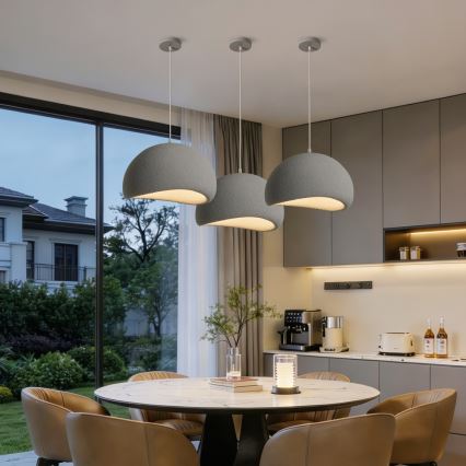 BRILAGI - Pendelleuchte an Kabel WABI SABI 1xE27/60W/230V Ø 40 cm grau