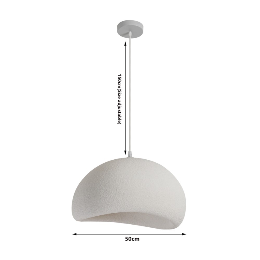 BRILAGI - Pendelleuchte an Kabel WABI SABI 1xE27/60W/230V Ø 50 cm weiß