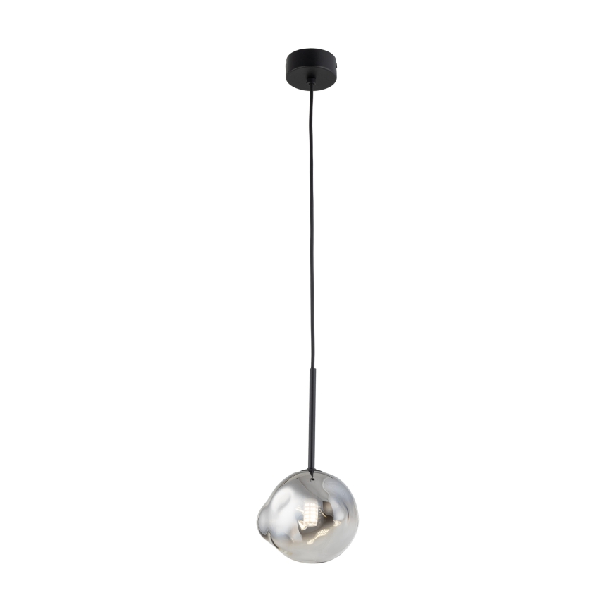 Brilagi - Pendelleuchte an Stahlseil VULCANO 1xG9/8W/230V Ø 15 cm schwarz/rauchschwarz