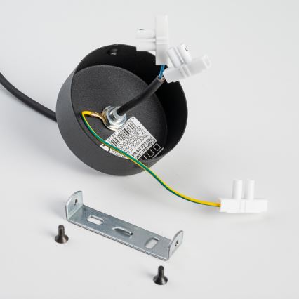 BRILAGI - Pendelleuchte an Stahlseil VULCANO 1xG9/8W/230V Ø 15 cm schwarz/rauchschwarz