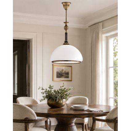 Brilagi - Pendelleuchte an Stange TAURUS 1xE27/15W/230V Ø 40 cm Bronze