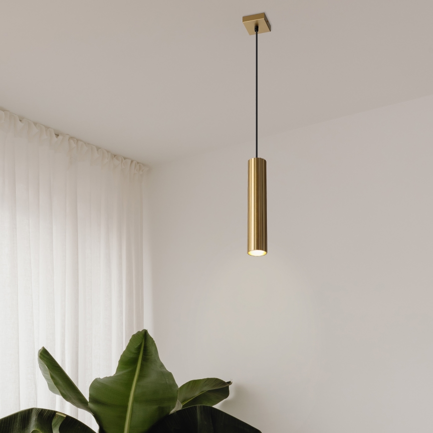 Brilagi - Pendelleuchte CRISPINA an Kabel 1xGU10/10W/230V gold