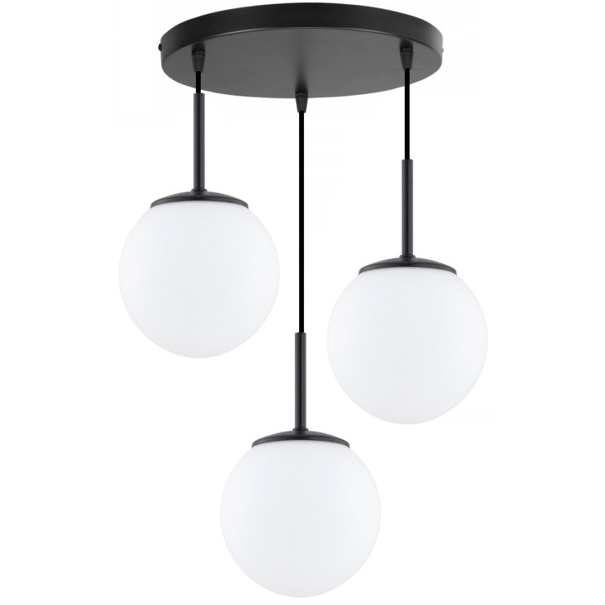 Brilagi - Pendelleuchte MILO 3xE27/60W/230V schwarz