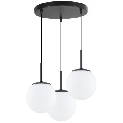 Brilagi - Pendelleuchte MILO 3xE27/60W/230V schwarz