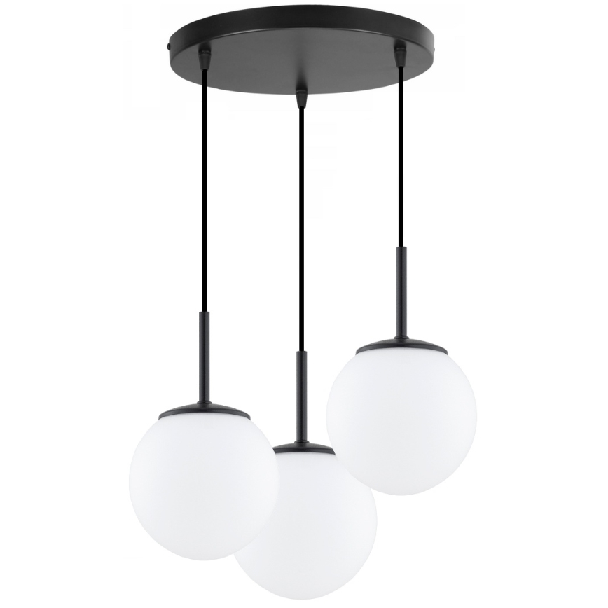 Brilagi - Pendelleuchte MILO 3xE27/60W/230V schwarz