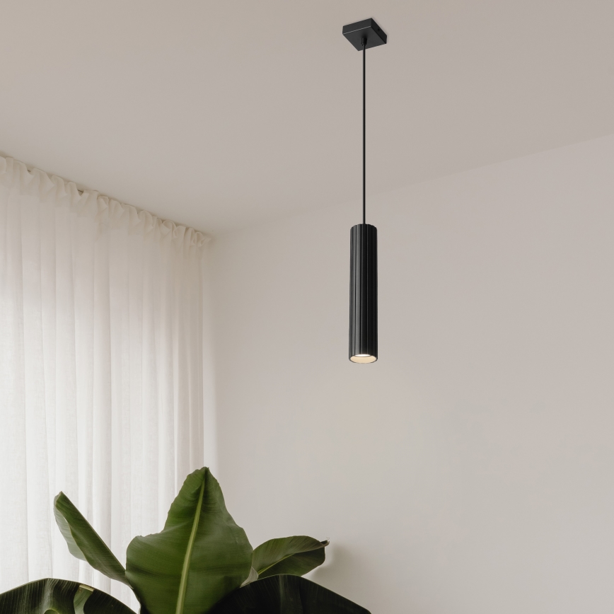Brilagi - Pendelleuchte mit Kabel CRISPINA 1xGU10/10W/230V schwarz