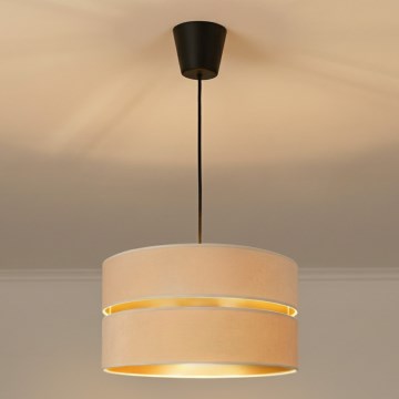 Brilagi - Pendelleuchte mit Kabel DUO-DUO 1xE27/60W/230V Ø 40 cm creme/gold