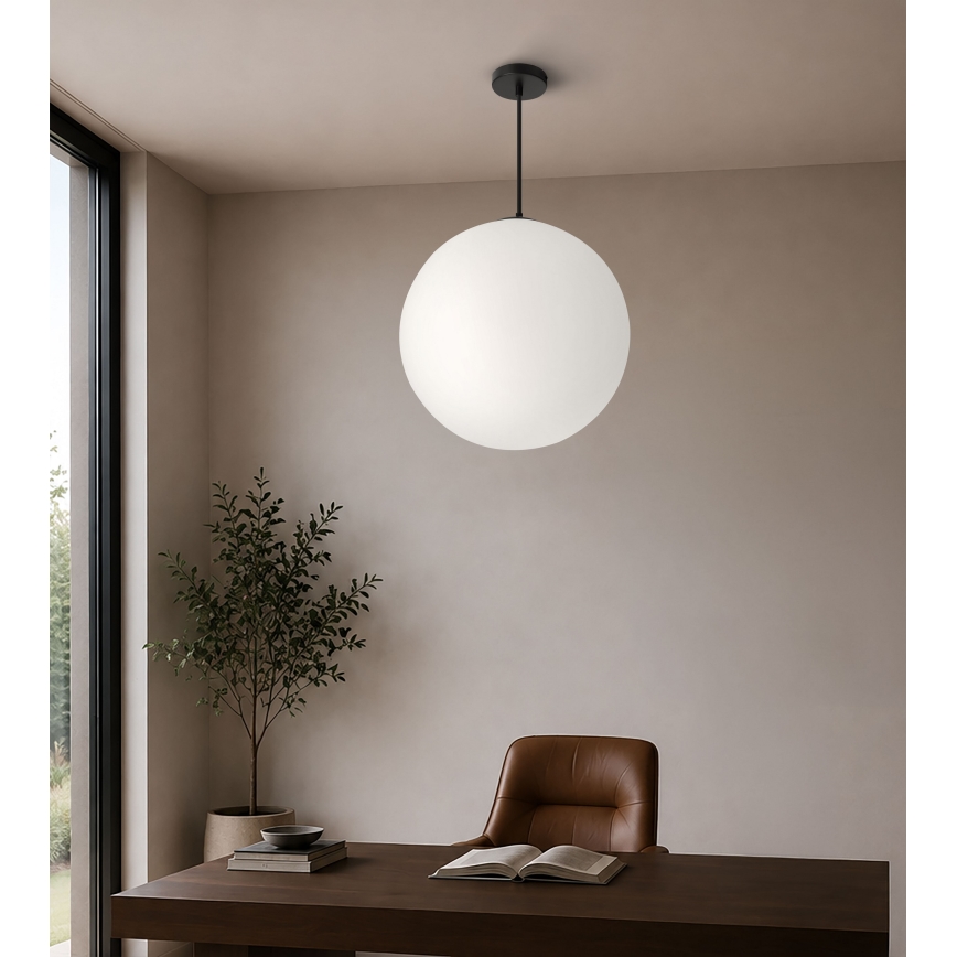 BRILAGI - Pendelleuchte mit Kabel POLOS 1xE27/40W/230V Ø 40 cm schwarz