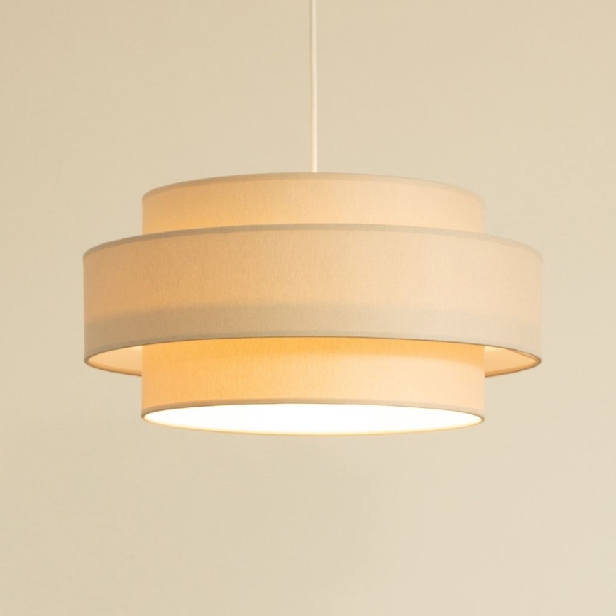 Brilagi - Pendelleuchte mit Kabel RESNA 1xE27/60W/230V Ø 40 cm beige