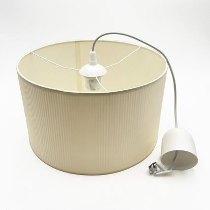 Brilagi - Pendelleuchte mit Kabel SIRIJA MODERN 1xE27/60W/230V Ø 35 cm cremefarben