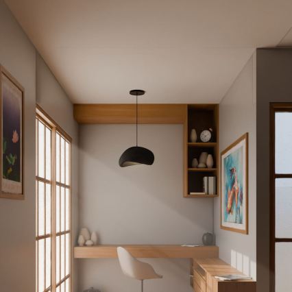 Brilagi - Pendelleuchte mit Kabel WABI SABI 1xE27/40W/230V schwarz