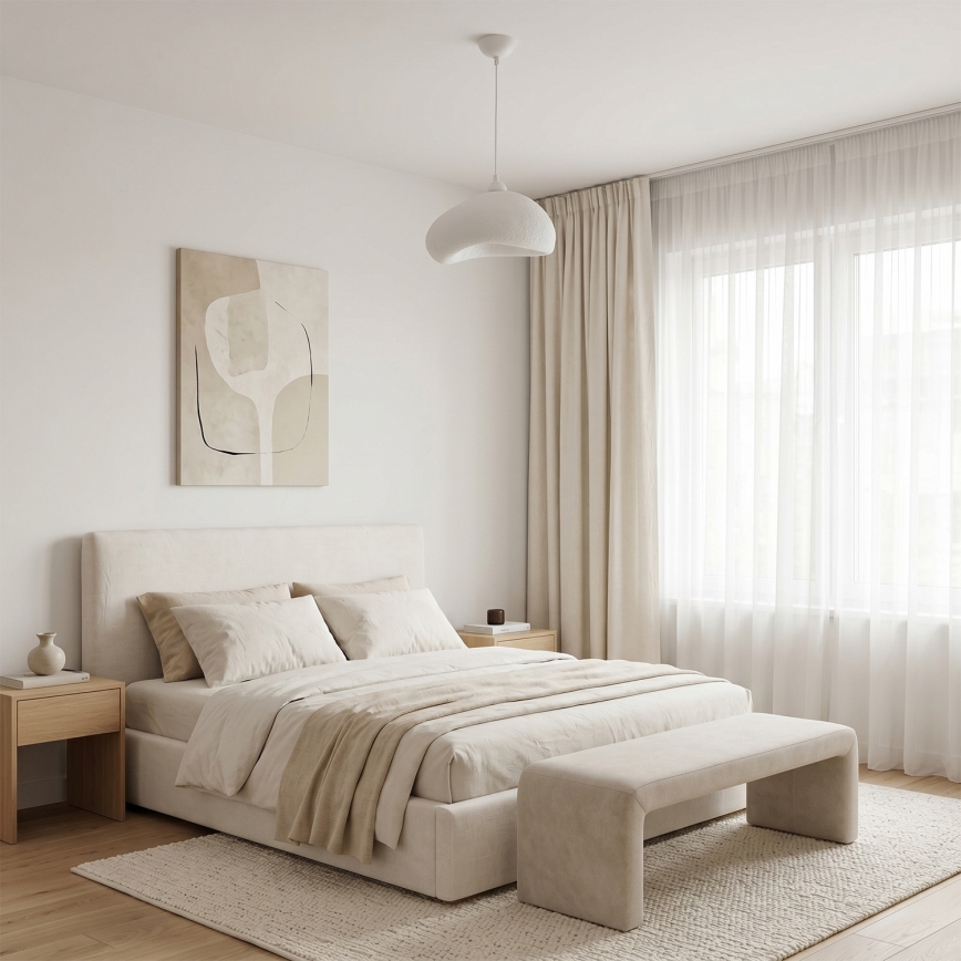 Brilagi - Pendelleuchte mit Kabel WABI SABI 1xE27/40W/230V Ø 32 cm weiß