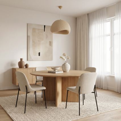 Brilagi - Pendelleuchte mit Kabel WABI SABI 1xE27/40W/230V Ø 50 cm beige