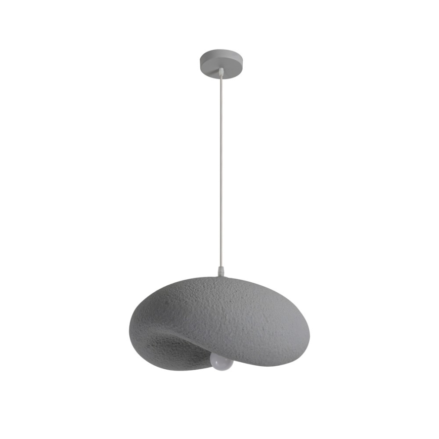 BRILAGI - Pendelleuchte mit Kabel WABI SABI 1xE27/60W/230V Ø 40 cm grau