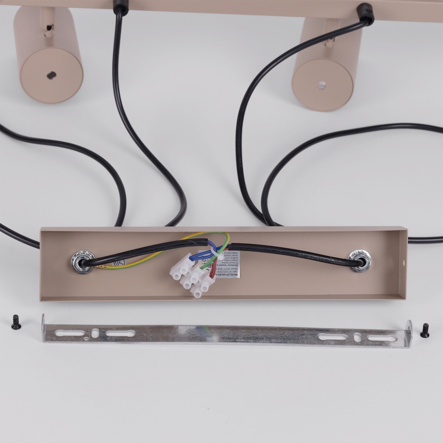 Brilagi - Pendelleuchte mit Kabelaufhängung SELE 6xGU10/30W/230V beige
