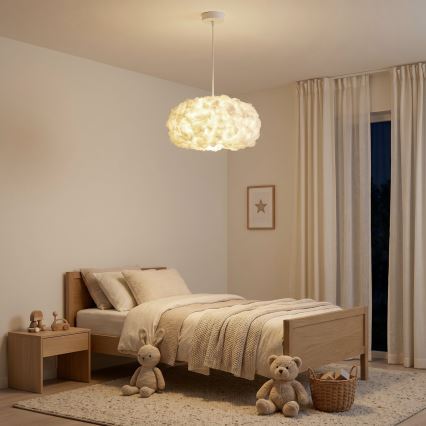 Brilagi - Pendelleuchte mit Kabelaufhängung SOLEAIR 1xE27/60W/230V weiß
