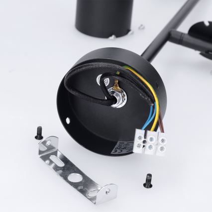 Brilagi - Pendelleuchte mit Stange BRANCH 2xGU10/30W/230V schwarz