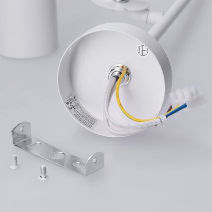 Brilagi - Pendelleuchte mit Stange BRANCH 2xGU10/30W/230V weiß