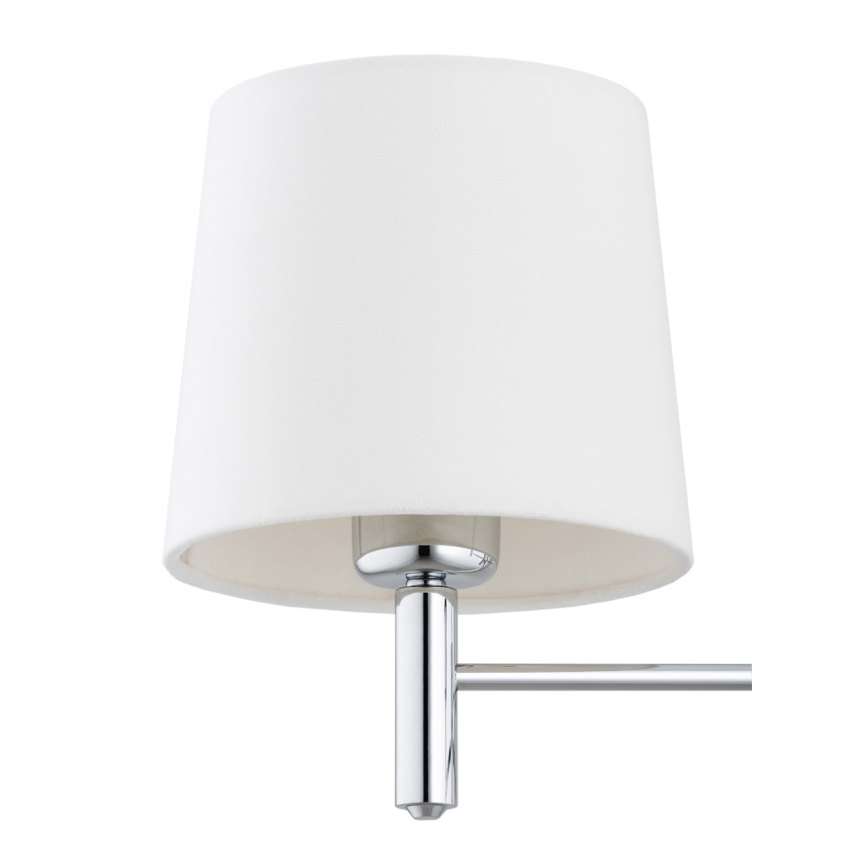 Brilagi - Pendelleuchte mit Stange MONTE 3xE27/60W/230V Creme/glänzender Chrom