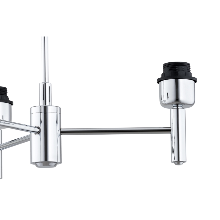 Brilagi - Pendelleuchte mit Stange MONTE 3xE27/60W/230V Creme/glänzender Chrom