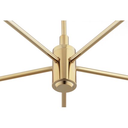 Brilagi - Pendelleuchte MONTE 5xE27/60W/230V schwarz/gold