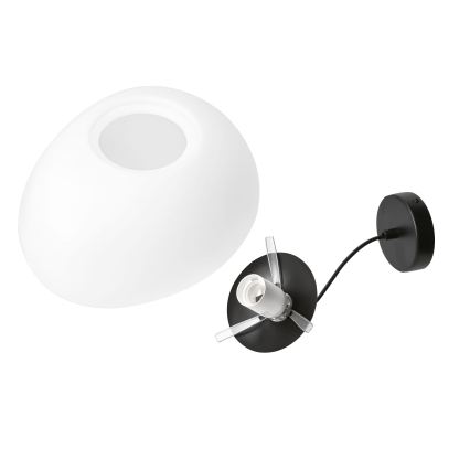 BRILAGI - Pendelleuchte PEBBLES an Kabel 1xE27/40W/230V Ø 25 cm schwarz