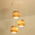 Brilagi - Pendelleuchte RESNA an Drahtseil 3xE27/60W/230V Ø 45 cm braun/beige