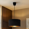 Brilagi - Pendelleuchte VELVET an Kabel 1xE27/60W/230V Ø 40 cm schwarz/gold