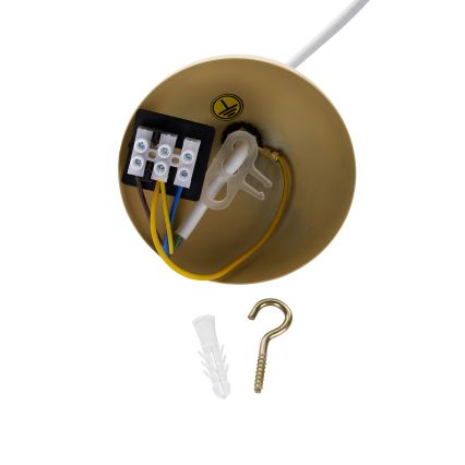 Brilagi - Pendelleuchte WABI SABI an Kabel 1xE27/40W/230V cremefarben