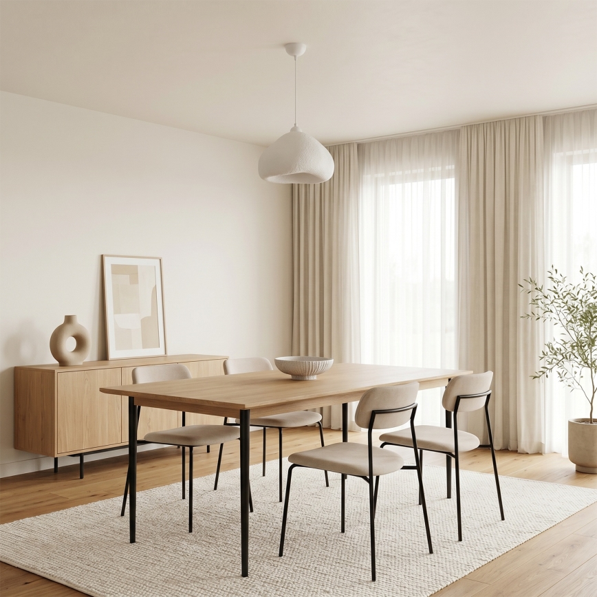 Brilagi - Pendelleuchte WABI SABI an Kabel 1xE27/40W/230V Ø 32 cm weiß