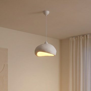 Brilagi - Pendelleuchte WABI SABI an Kabel 1xE27/40W/230V Ø 32 cm weiß