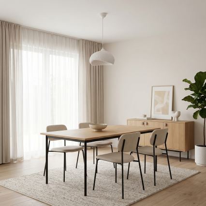 Brilagi - Pendelleuchte WABI SABI an Kabel 1xE27/40W/230V Ø 32 cm weiß