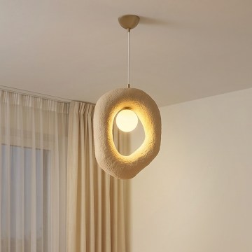Brilagi - Pendelleuchte ZOGA an Kabel 1xE27/40W/230V cremefarben