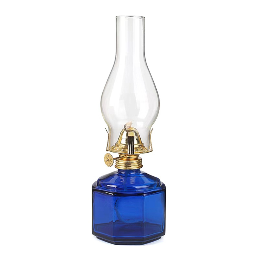 Brilagi - Petroleumlampe MERLIN blau