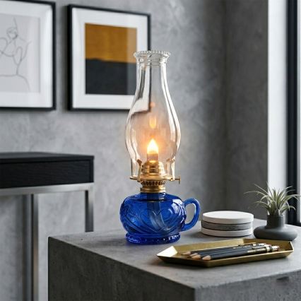 Brilagi - Petroleumlampe MERLIN blau