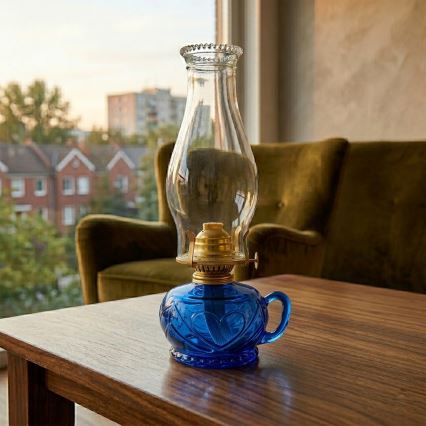 Brilagi - Petroleumlampe MERLIN blau