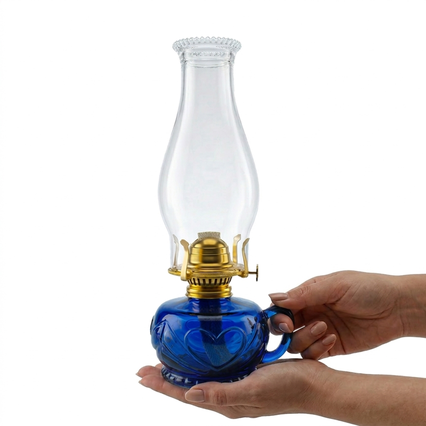 Brilagi - Petroleumlampe MERLIN blau