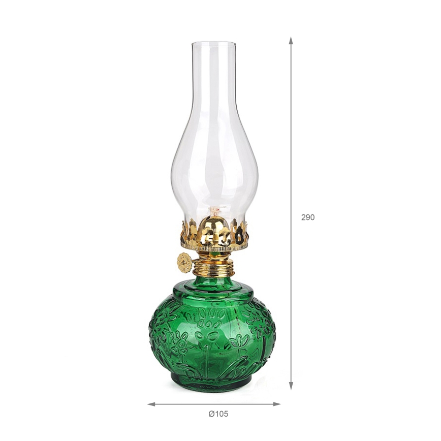 Brilagi - Petroleumlampe MERLIN, grün