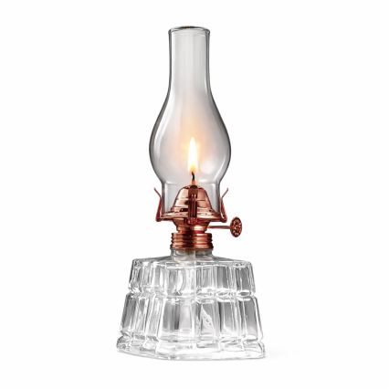 Brilagi - Petroleumlampe MERLIN klar/bronzefarben/Patina