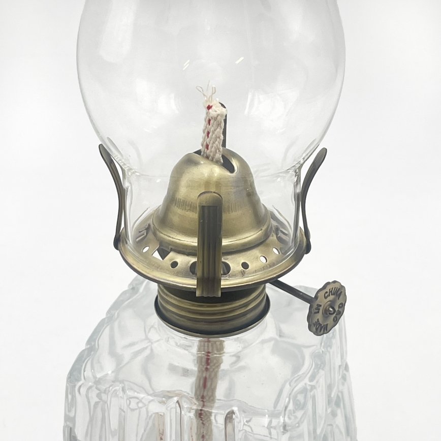 Brilagi - Petroleumlampe MERLIN klar/gold/patina