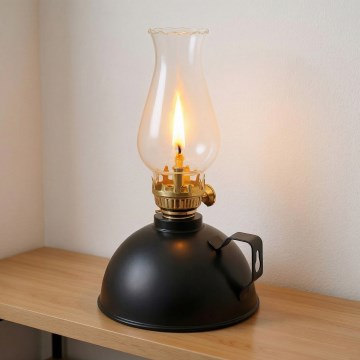 Brilagi - Petroleumlampe MERLIN, schwarz
