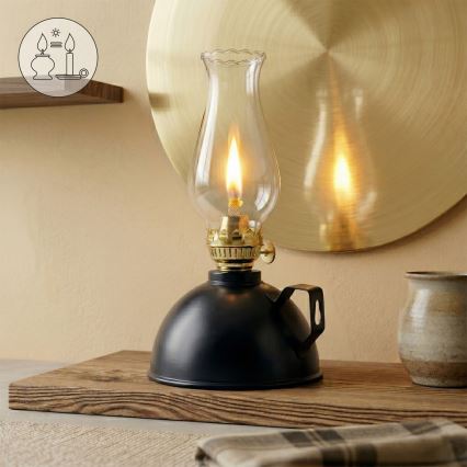 BRILAGI - Petroleumlampe MERLIN, schwarz