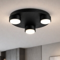 Brilagi - Plafoniera 3xGX53/12W/230V Ø 30 cm nera