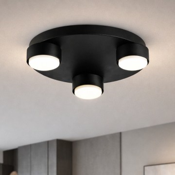 Brilagi - Plafoniera 3xGX53/12W/230V Ø 30 cm nera
