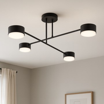 Brilagi - Plafoniera 4xGX53/12W/230V nera