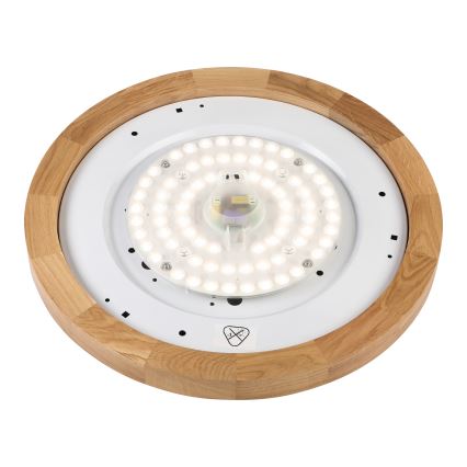 Brilagi - Plafoniera a LED BELLADONNA 36W/230V Ø 40 cm bianco/rovere